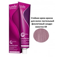 LONDA PROFESSIONAL LC Стойкая крем-краска для волос Пастельный фиолетовый сандрэ микстон 69